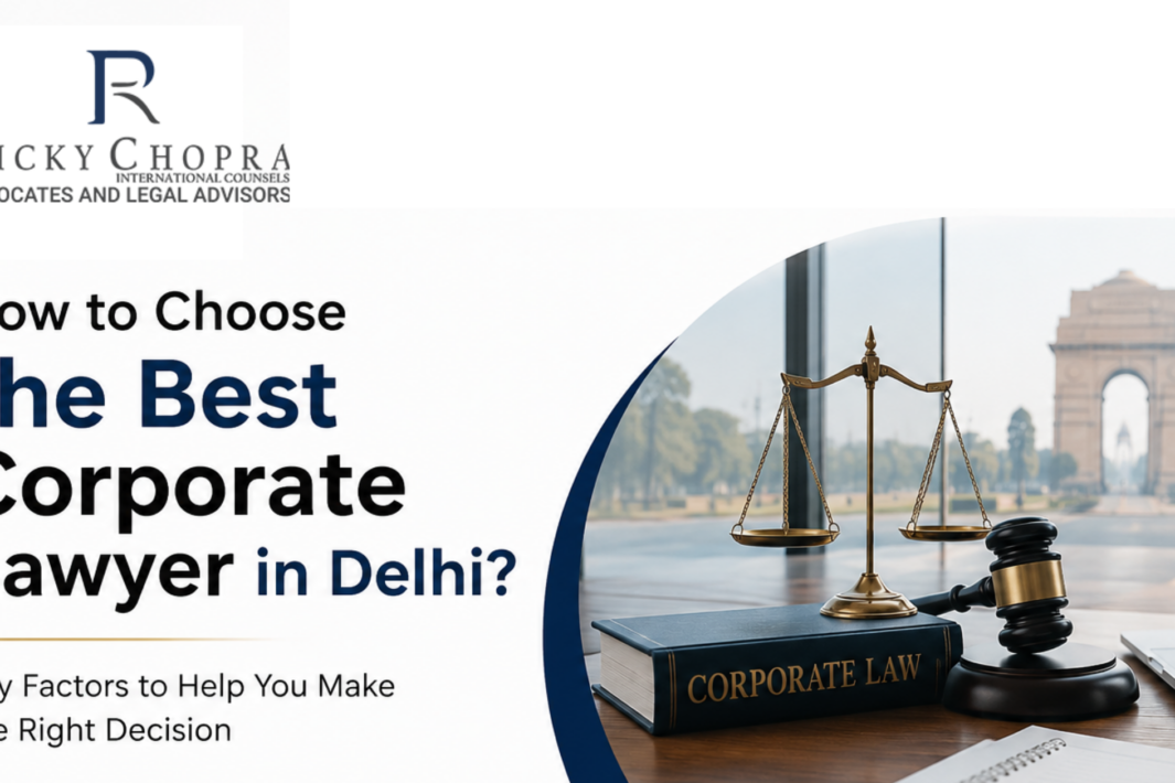 How to Choose the Best Corporate Lawyer in Delhi